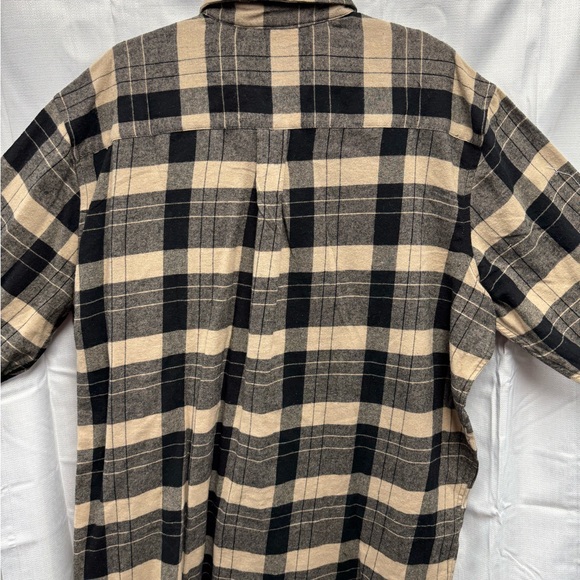 Saddlebred Men’s 2X Black and Tan Flannel Shirt - New with tags - Picture 3 of 6